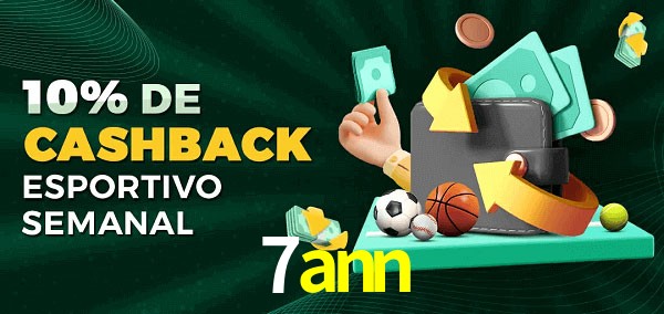 10% de bônus de cashback na 7ann